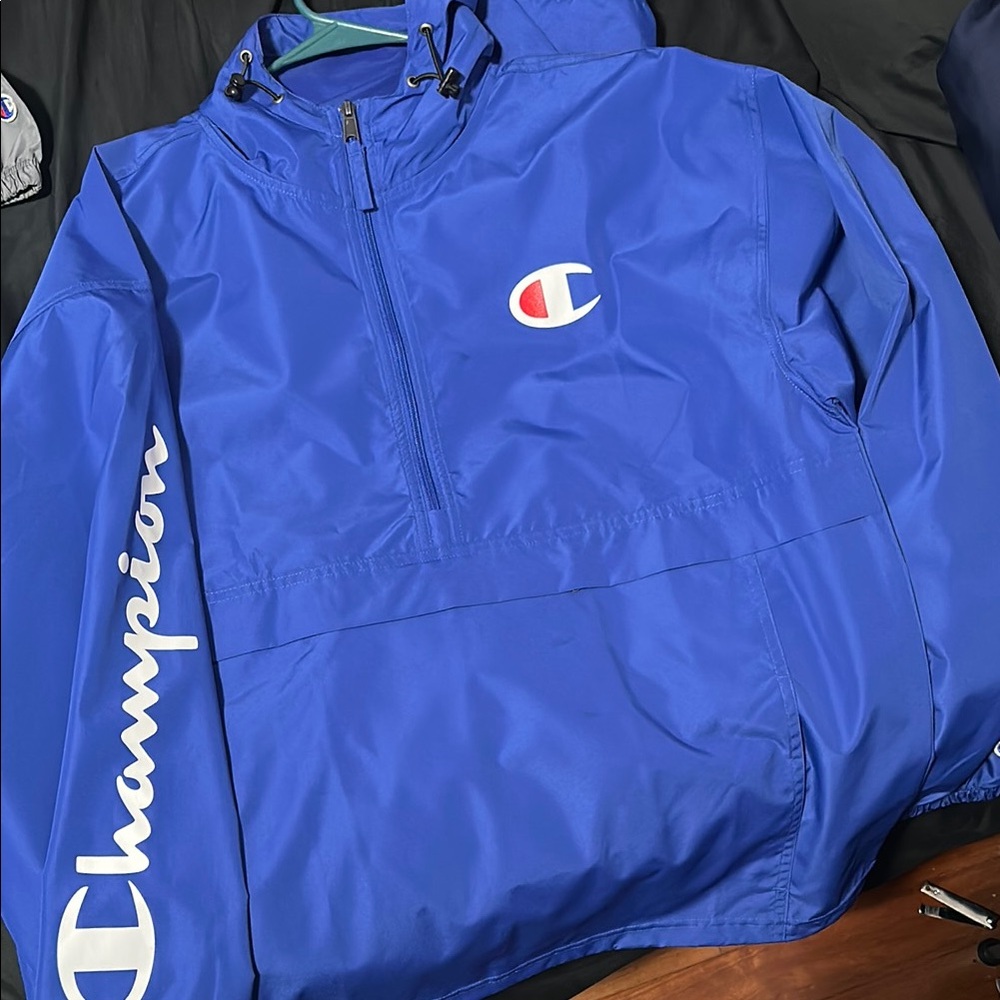 Champion Royal Blue Hooded Jacket